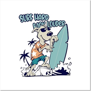 Dog surf 96013 Posters and Art